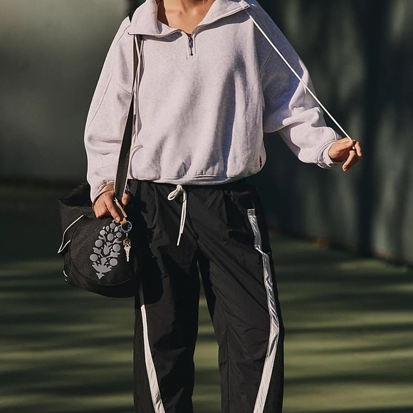 NWT Free People Movement - Champ is Here pants | Black & White Combo Medium - Picture 5 of 12